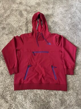 The North Face Women's Tekno Hoodie Pullover Softshell Jacket DWR Hooded Large